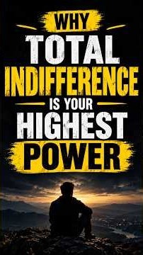 Why Total Indifference Is Your Highest Power |Stop Explaining Your Boundaries To Toxic People#quotes