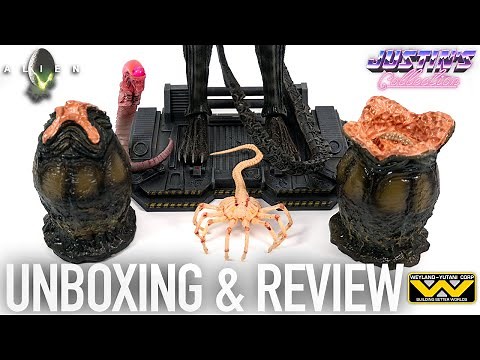 Alien Xenomorph Eggs, Facehugger & Chestburster 1/6 Scale Unboxing & Review
