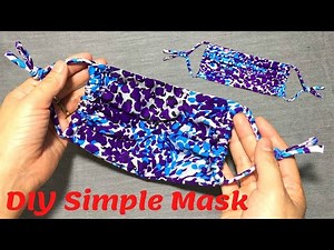 How to make super-fast masks at home | Easy Face Mask Pattern
