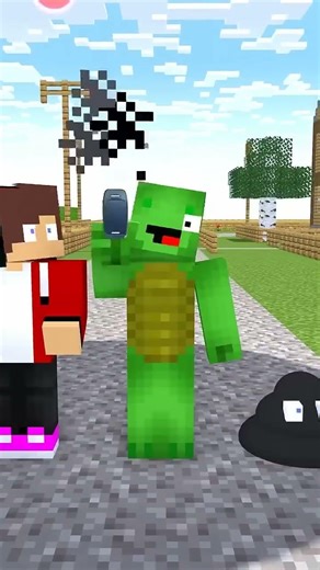 Alien UFO vs Minecraft Steve 😱 | Funny Minecraft Cartoon #shorts