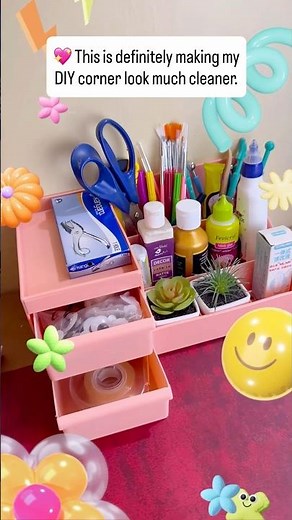 I Used a Cosmetic Organizer for My DIY Supplies! 🤯 | Organization Hack