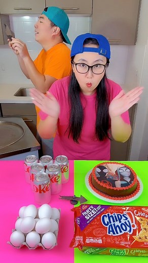 112K views · 2.2K reactions | Spiderman & Spider gwen cake vs cookie ice cream challenge! #funny by Ethan Funny Family | Ethan Funny Family | Facebook