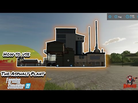 How To Use FS22 Mining & Construction Economy Asphalt Plant [2022]