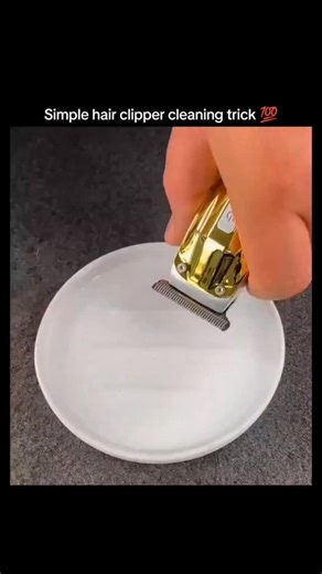 The Explainer on Instagram: "The post shares a 16-second video hack for cleaning a Beausish electric hair clipper by running it powered-on in shallow water on a plate to eject trapped hair, amassing 7 million views and 2,400 likes since December 31, 2025. Replies predominantly criticize the method's electrocution hazard, with users suggesting blade removal and dry brushing instead, echoing manufacturer warnings against water for non-waterproof models to prevent rust and motor failure. This viral