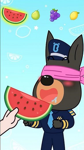 スイカ大好き🍉 #shorts #ラブール警部 @SheriffLabradorJP