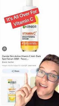 IS IT OVER FOR VITAMIN C - Bye Bye Garnier Vitamin C Serum #shorts