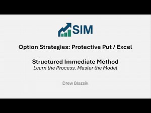 Protective Put Strategy Explained | Excel Practice Download | SIM Method Financial Modeling