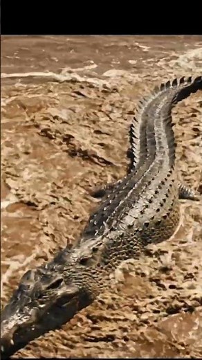 Crocodile vs. Wildebeest — River Crossing Tension
