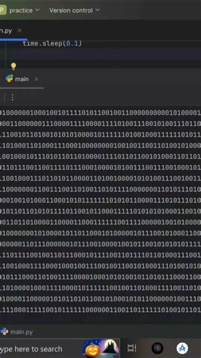 Falling Code Rain: “Matrix, but in Python 💀💚” #shortsyt #studio #struggletosuccess #subscribemychan