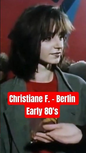 Christiane F. in Berlin 1984 #christianef #kudamm #WirKindervomBahnhofZoo