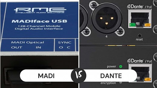 MADI vs Dante: Which Should You Go With? - CMUSE