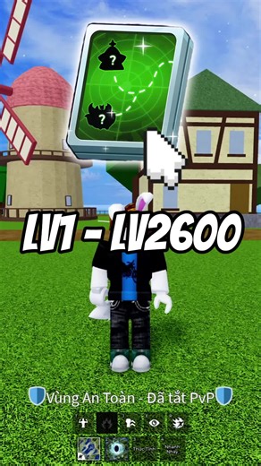 Hướng dẫn cày từ LV1 tới LV max trong Blox Fruits