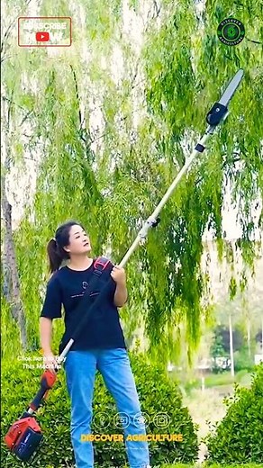 Tree Branch Trimming Brushcutter Chainsaw Machine 😱