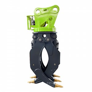 [Hot Item] Hydraulic Log Grapple Two Cylinders Rotation Wood Grapple