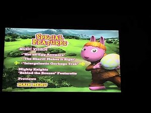 The Backyardigans: Tale of the Mighty Knights 2008 DVD Menu Walkthrough