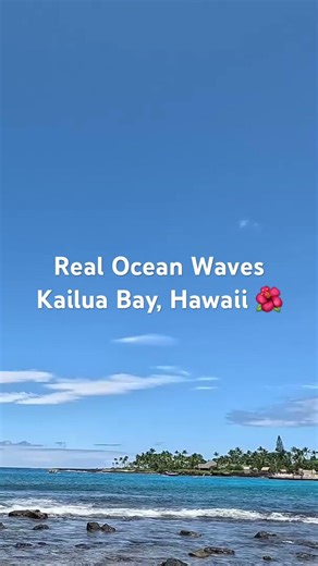 Kailua Bay Hawaii | 8 Hours of Real Ocean Waves on Lava Rocks | 4K Sleep Sounds