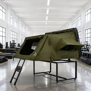 [Hot Item] 4X4 off-Road Overland Retractable Side Open Clam Shell Rooftop Tent for Outdoor