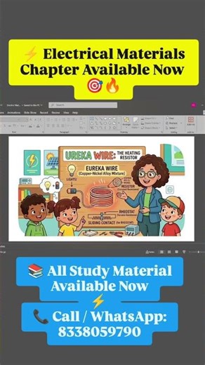 ⚡ Electrical Materials Chapter Notes + PDF + Classes | OPTCL, OHPC, OMC, IREDA, Railway CBT-2, SSC