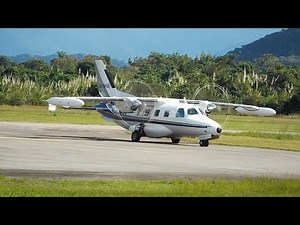 Mitsubishi MU-2 Marquise Takeoff at Angra dos Reis Brazil