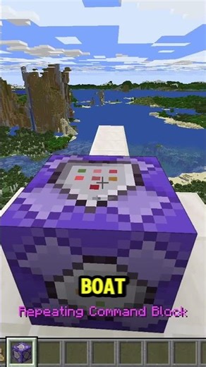 How To Create An Automatic Ice Track | Cool Minecraft Commands (Java Edition)