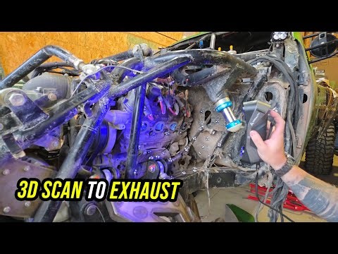 3D Scanning The Truck — Exhaust Design In Progress!