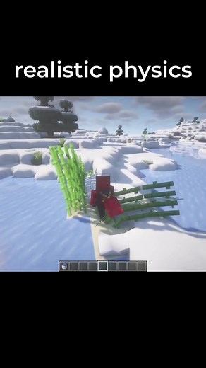 Realistic Physics in Minecraft! Beautiful and Mind-Blowing Effects