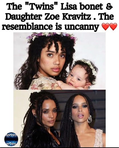 Lisa Bonet & Zoe Kravitz: The Ultimate Mother-Daughter Twins! 😍👩‍👧✨ #LisaBonet #ZoeKravitz #Twinning