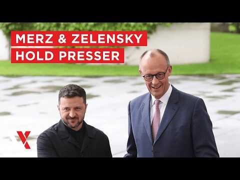 LIVE | Germany's Merz & Zelensky Address Press After Key Berlin Talks On Ukraine War | VERTEX