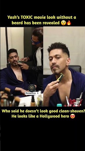 🥰✨YASH 💪 “NO BEARD 😳” 🔥 “Yash Without Beard in Toxic 😳 Hollywood Level Look!”