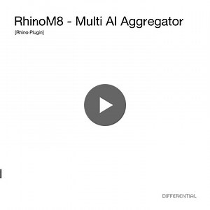Introducing Rhino M8 - Multi AI Aggregator 🤖 Over the past few years, 2D AI tools have reshaped how many architects and engineers approach visualization and concept work. As 3D AI advances, we’re… | Differential | 169 comments
