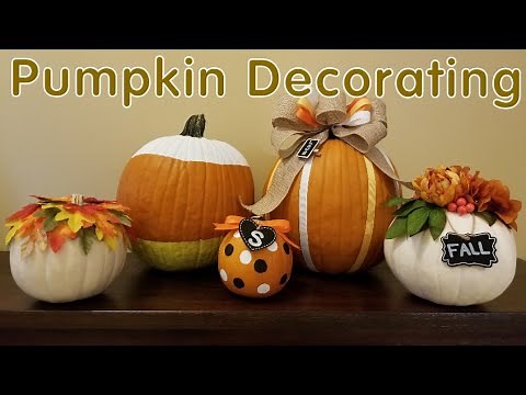 No Carve Pumpkin Decorating Ideas