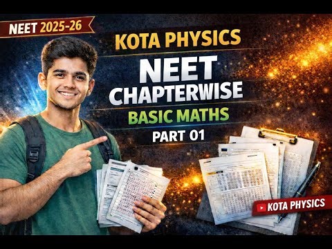 BASIC MATHS in ONE SHOT PART 01,#Last Chance to Crack NEET 2026
