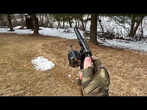 S&W M1917 Revolver POV firing (Revisited in 4K)
