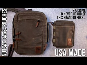 My New Favorite Brand Name - Nutsac Commander EDC Pouch and Classic Sling.