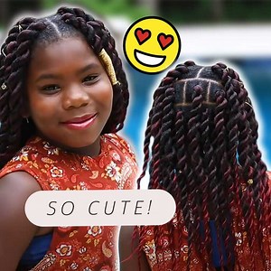 4.2M views · 68K reactions | Red Senegalese Twists Protective Style | Cute Girls Hairstyles | Facebook