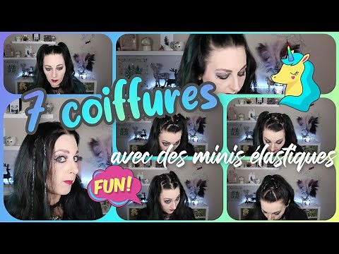 7 coiffures avec des minis élastiques