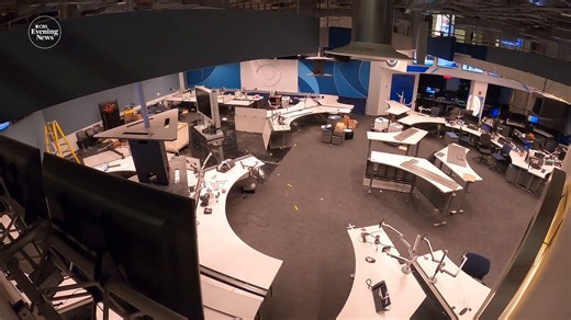 223K views · 1.4K reactions | Watch the all-new CBS Evening News set rise from the ground up. This timelapse captures the making of our brand-new studio in New York City, where John Dickerson and Maurice DuBois will be bringing you the news every weeknight at 6:30 p.m. ET on CBS. | CBS Evening News | Facebook