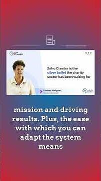 Catch Impact uses Zoho Creator to track and report on the impact of its charity clients' work