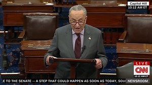 Chuck Schumer Tells Senate Trump Incited the 'Erection'