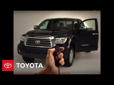 2007 - 2009 Tundra How-To: Remote Keyless Entry - Locking Doors | Toyota