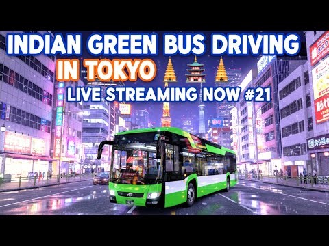 INDIA TO INDONESIA GREEN 🍏 💚 BUS DRIVING 3D GAME TRACK ANDROID MOBILE GAME PLAY BUS STAND 🚏🛑🛑🛑