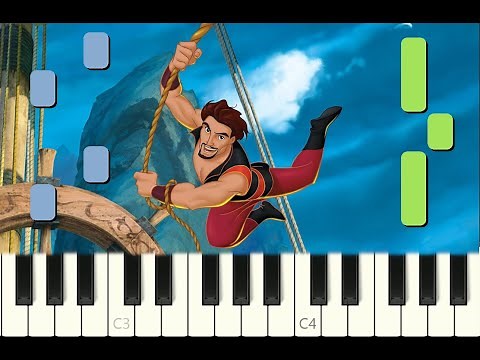 piano tutorial "SINBAD : LEGEND OF THE SEVEN SEAS" Main Theme, Dreamworks, 2003, free sheet music