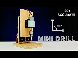The Easiest Way to Make Your Own Smallest Drill Press | How to Make Mini Drill at Home