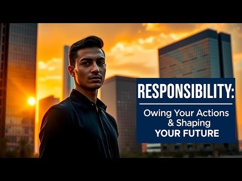 Responsibility: Owning your actions and shaping your future