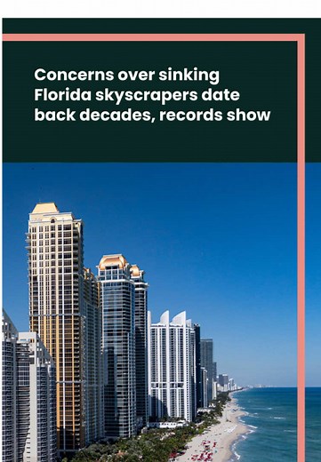 When developers began transforming the kitschy waterfront motels of Sunny Isles Beach into luxury high-rise condos and hotels more than two decades ago, they were confident they understood the challenges of erecting massive towers on shifting sand. They were wrong. It turned out to be far more complicated than anyone expected. Within just a few years, engineers discovered they’d underestimated how much some buildings would sink on a barrier island composed of varying layers of sand, silt, peat a