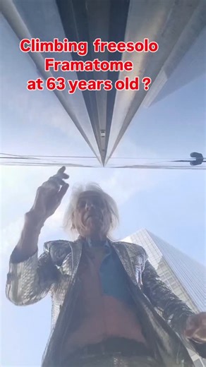 Alain Robert | Legendary Free Solo Climber on Instagram: "I'm kidding. At 63 maybe i could still climb 30 or 40meters of the hardest building i have climbed freesolo in 1998 . Could be 5.13a or 5.13b although intrinsically it's not really hard but there is only one single Crack that is not that big and at some point narrowing and mainly it is that difficult as there isn't any horizontal frames to take a rest so once you are starting it is 35mn of effort without any interruption and It can quickl