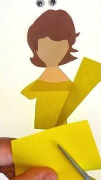 This Simple Paper Doll Trick Makes the Dress Look SO Fancy 👗✨