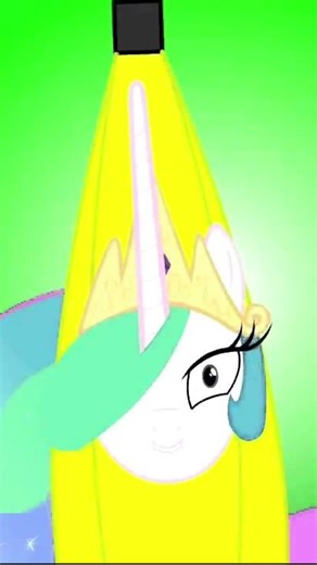 PBJT Song but Princess Celestia from My Little Pony (Banana Suit)