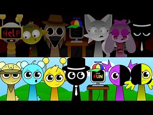 Incredibox Sprunki SWAP RETEXTURED - Update 1.6 😮 8 Alternate Characters 😍Great music 🤩