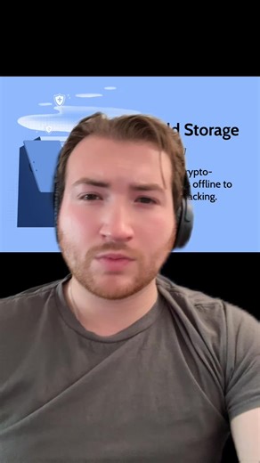 Cold storage = true crypto ownership No hacks, no freezes, just you and your keys. #ColdWallet #CryptoSecurity #NotYourKeysNotYourCoins #Ledger #Trezor #CryptoTips #Web3 #Bitcoin #CryptoExplained #FinanceTok #greenscreen